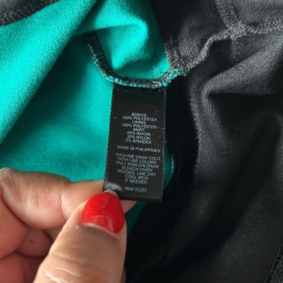 Express | Womens Sleeveless Color Block Bodycon Dress with Mesh - Size L - Picture 9 of 9